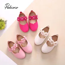 Pudcoco для новорожденных одежда для малышей кожаная куртка для девочек; платье принцессы с цветочным узором шапка из искусственной кои = жи Нескользящие Детские туфельки спортивная обувь для детей, начинающих ходить
