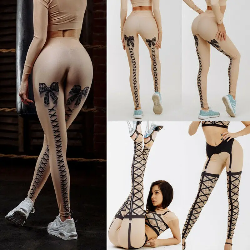 

2019 Newest Hot Women High Waist Stretch Leggings Fitness Yoga Pants Athletic Gym Sport Trousers