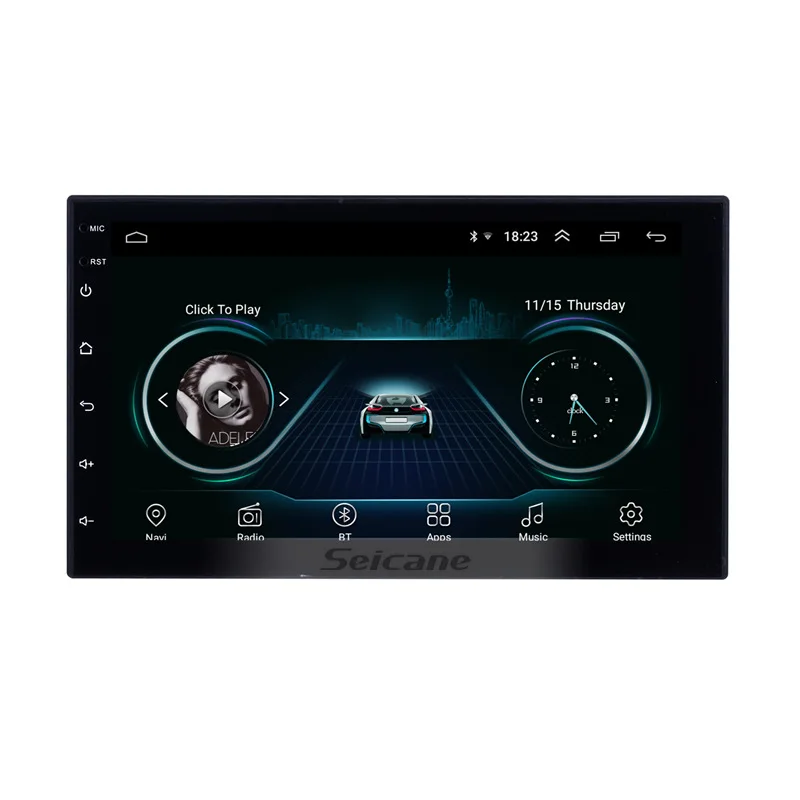 Seicane Android 8,1 " 2Din автомобильный Радио Wifi Bluetooth четырехъядерный мультимедийный плеер для TOYOTA Nissan Kia RAV4 FJ CRUISER ALPHARD