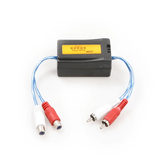 Best Price 1pcs 6.3x3.8x3CM Car RCA Amplifier Audio Noise Filter Ground Loop Isolator Suppressor Noise Canceling for 3.5mm Audio Jacks Best Price 1pcs 6.3x3.8x3CM Car RCA Amplifier Audio Noise Filter Ground Loop Isolator Suppressor Noise Canceling for 3.5mm Audio Jacks