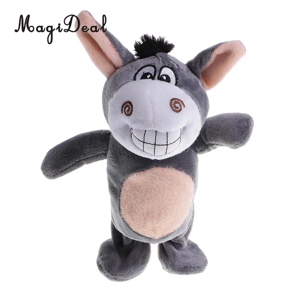 

MagiDeal 1Pc Baby Kids Children Talking Head Nod Burro Pet Plush Toy Sound Recorder Speech Mimic Model Great Gift