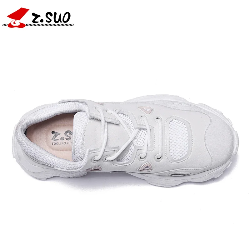 Aumento Zsuo De Altura Y Cuero Deporte Hombres Casuales Genuino Moda Zapatillas La Transpirable Primavera Marca caqui Verano Los Blanco Zapatos 61gr6Z