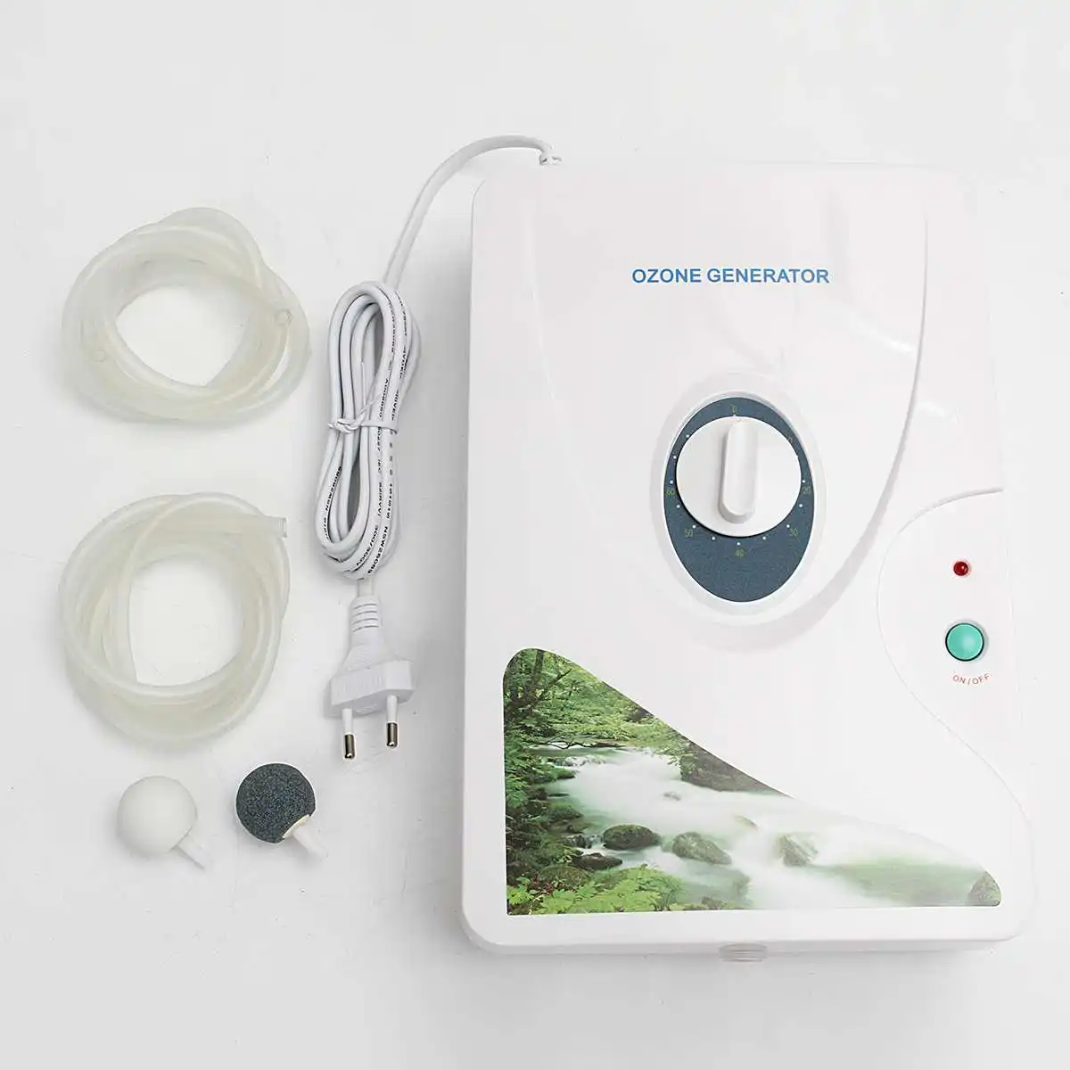 

220V 0.6g/h Portable Ozone Generator Ozonator Air Food Vegetables Sterilizer Purifier Washers Home Appliances
