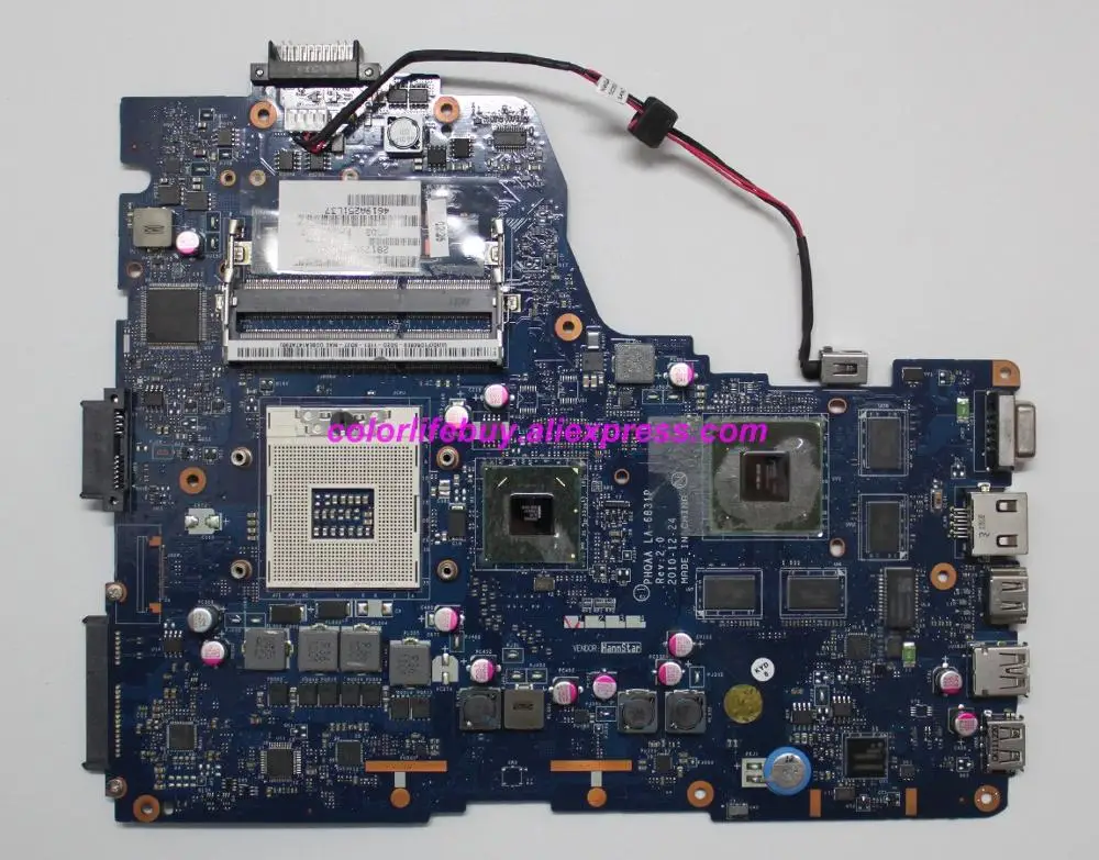 

Genuine K000125640 PHQAA LA-6831P w N12P-GS-A1 GPU Laptop Motherboard Mainboard for Toshiba Satellite P750 P755 Notebook PC
