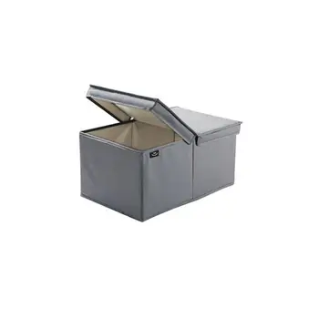 

Clothes Storage Box Sturdy 600D Oxford Fabric Storage Organizer Washable Storage Container with Lids Size L/S