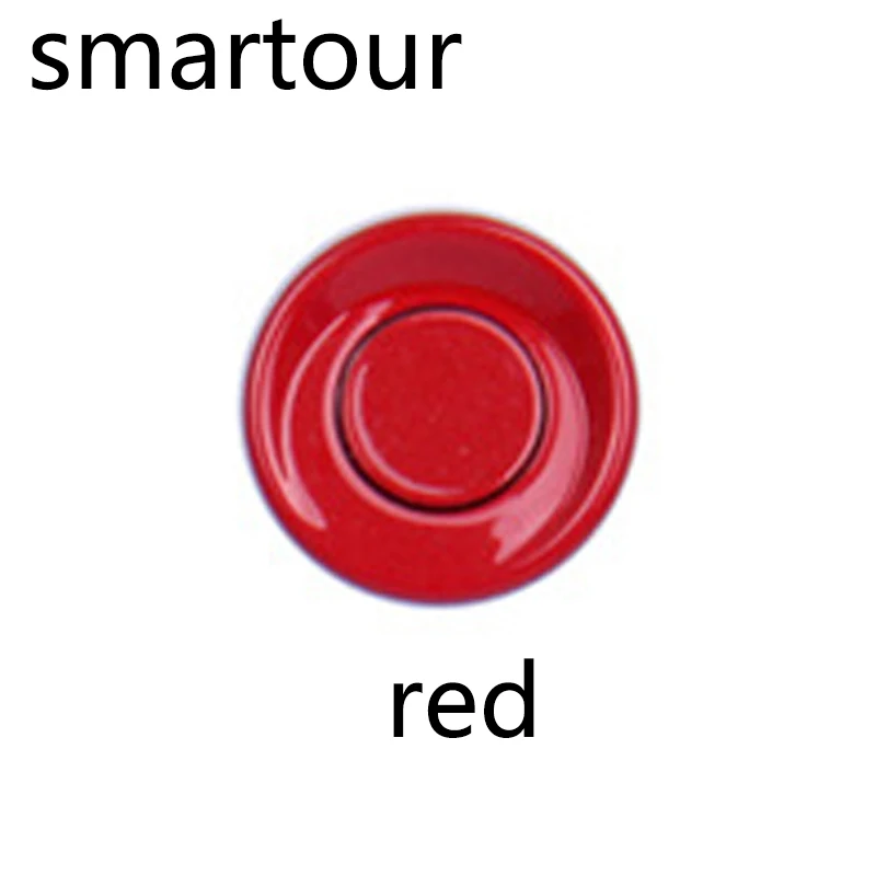 Smartour 22mm Car Parking Sensor Kit Monitor Reverse Backup Radar Sound Alert Indicator Probe System 12V Black White Silver 