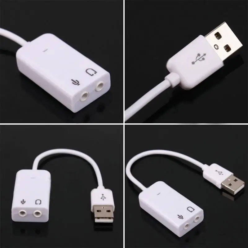 USB 2,0 канальный аудио эффект 7,1 3D адаптер для звуковой карты