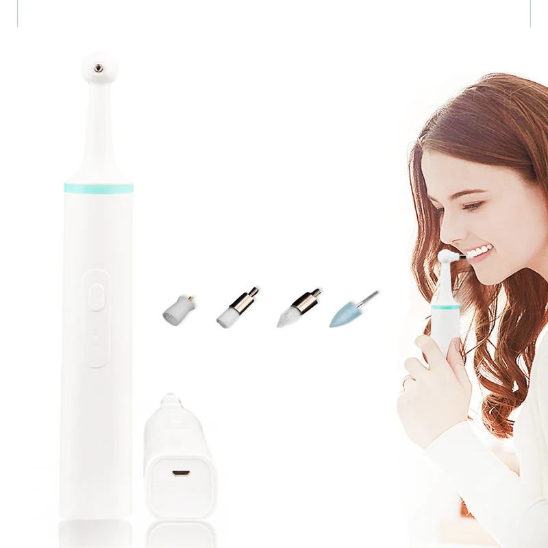 

Multifunction Oral Electric Teeth Cleaner Polishing Professional Stain Plaque Removal Sonic Vibration Tooth Whitening Eraser