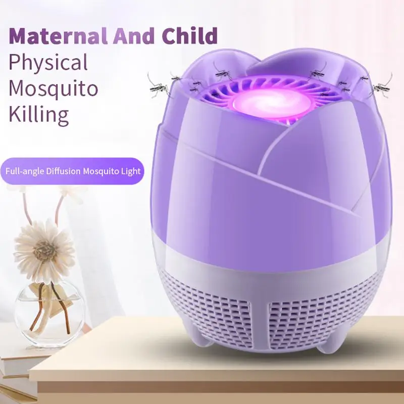 

Anti-Mosquito Lamp Radiationless Photocatalyst Mosquito Insect Killer Lamp Fly Bug Zapper USB LED Light Trap Insect Killer Lamps