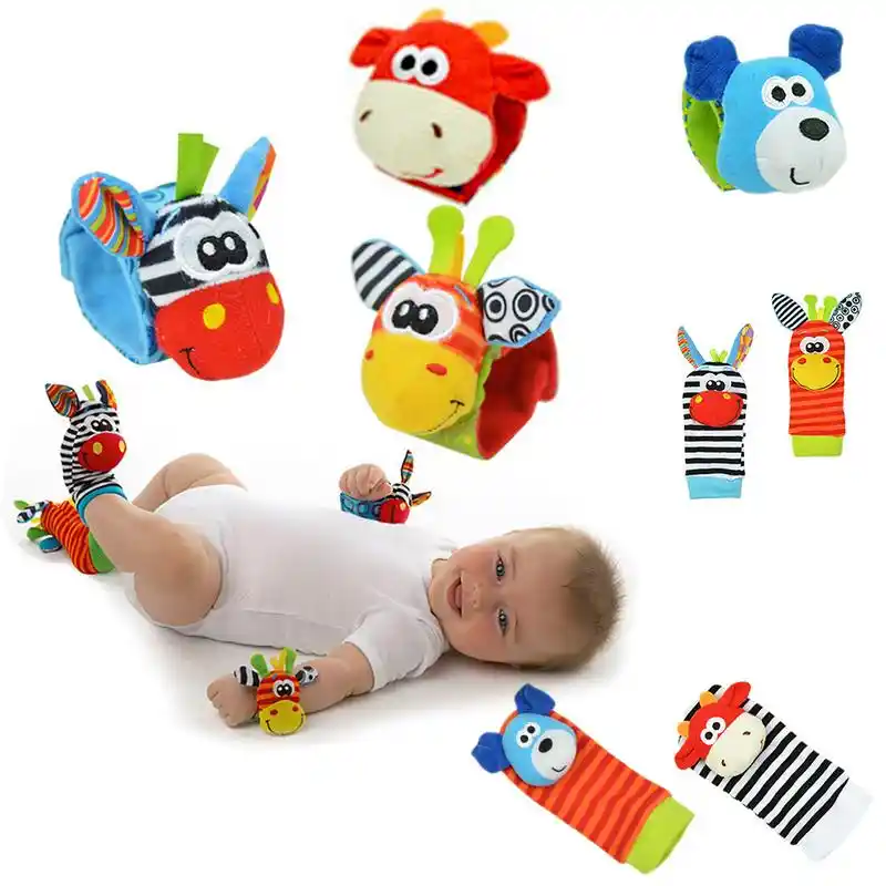 baby socks with rattles