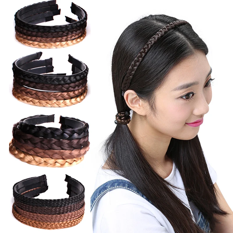 

Hot Sale Fashion 1PC Women Girls Wig Hairband Creative Hairpiece Braids Headwear Accessories
