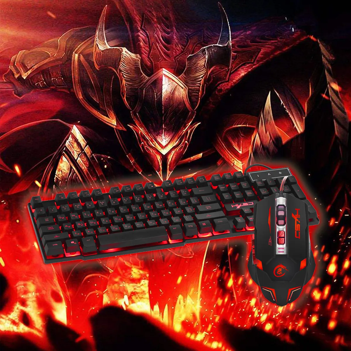

J90 USA English Design Mouse Keyboard Set Three-Color Backlit Mechanical Keyboard Macro Definition Programming Gaming Mouse