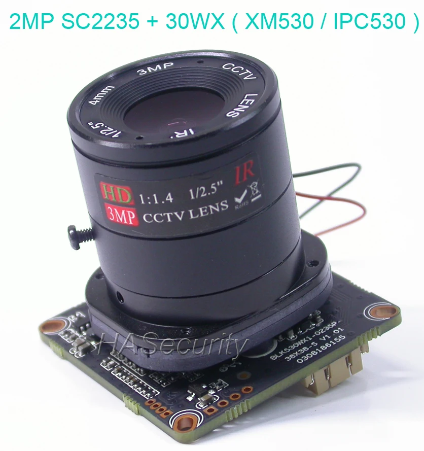 IPC 1080P 1/2. 7 &quotSmartSens SC2235 CMOS сенсор + 30WX (XM530/IPC530) CCTV IP камера Модуль платы блока