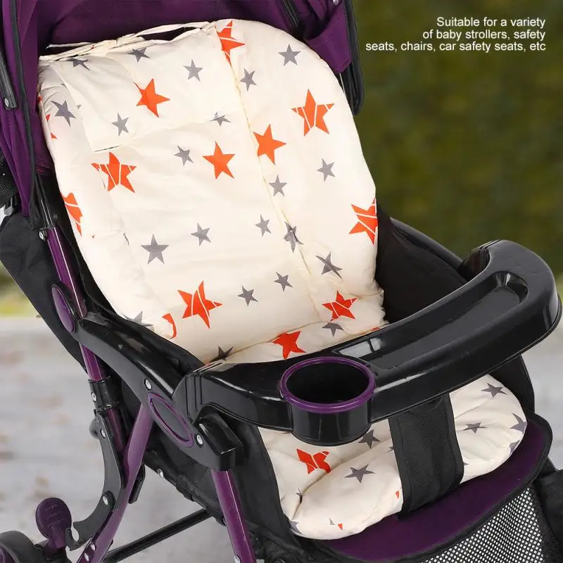 

Baby Stroller Mat Pad with 2Strips Pram Pushchair Child Cart Pad Trolley Stroller Accessory Soft Cushion Baby Changing Mat