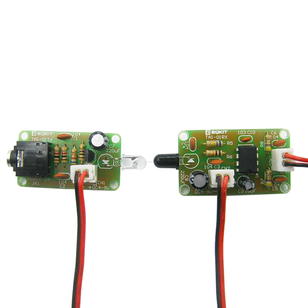 CLAITE TAI 01 5 в 8 Ом комплект инфракрасного аудиоприемопередатчика DIY аудио
