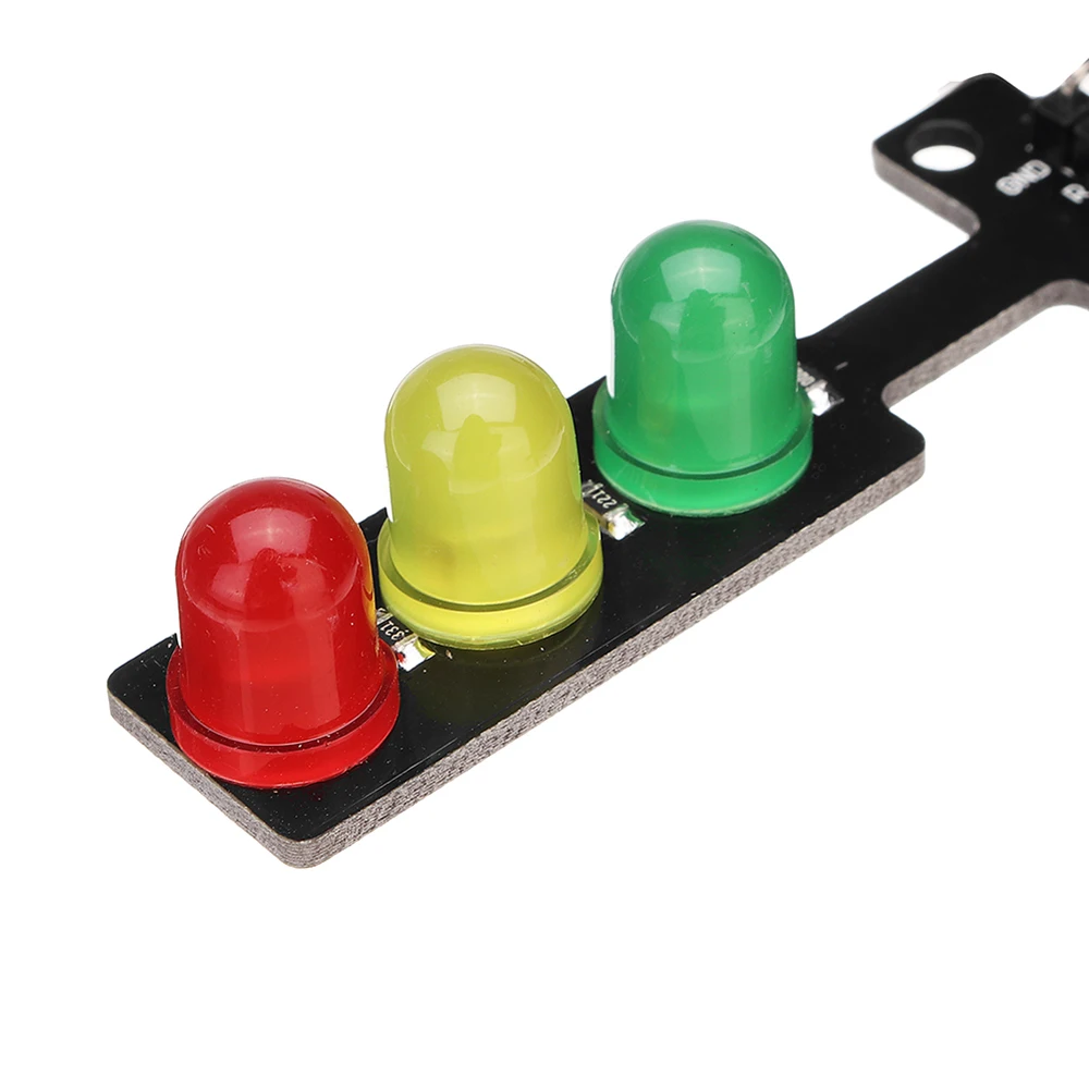

CLAITE 5V LED Traffic Light Display Module Electronic Building Blocks Board For Arduino NEW