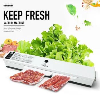 

Household Food Vacuum Sealer Packaging Machine Sealing Storage Bags Film Sealer Vacuum Packer Including 15Pcs Vacuum Food Sealer