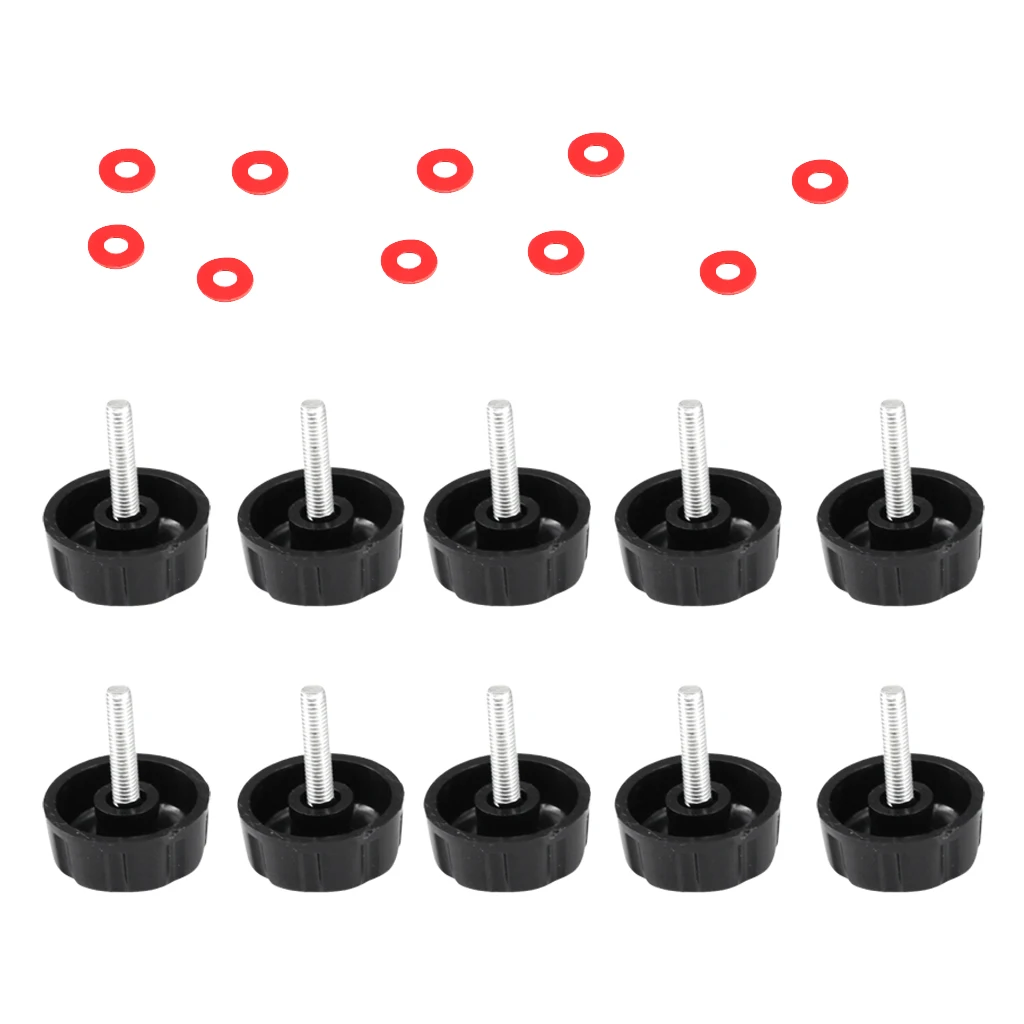 

Lot Of 10pcs Fishing Spinning Reel Grip Power Handle Screw Cap Bearing Cover