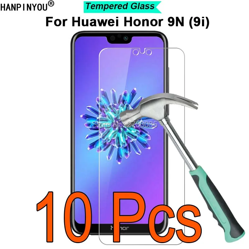 10 Pcs/Lot For Huawei Honor 9N 9i 5.84&quot 9H Hardness 2.5D Ultra-thin Toughened Tempered Glass Film Screen Protector Protect Guard |