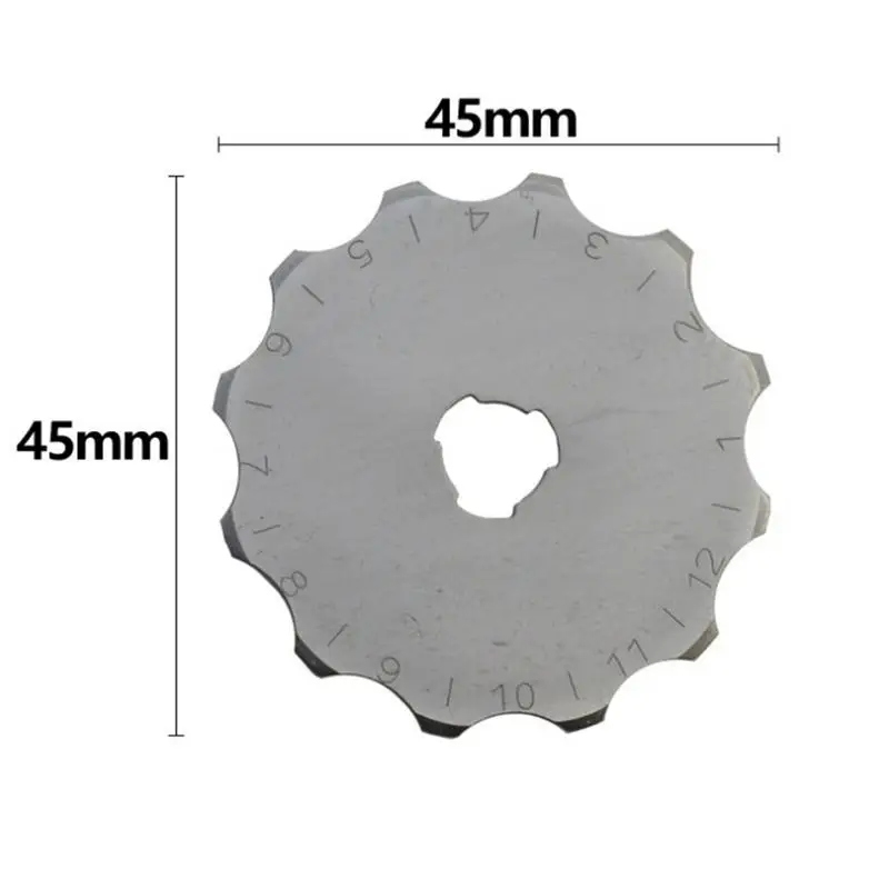 10 шт. 45 мм роторный резак набор лезвий ткань круговая стежка резки лоскутное кожевенное ремесло швейный инструмент Quilter Кожа Резак