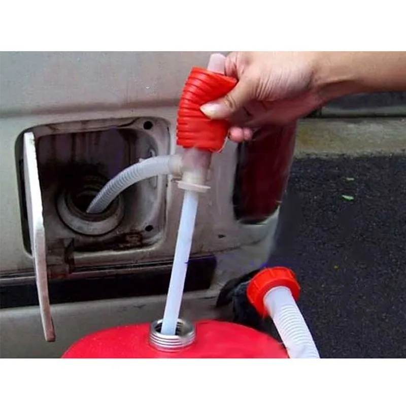 

evil energy Universal Manual Hand Siphon Syphon Oil Water Petrol Crude Oil Engine Fuel Liquid Transfer Pump Pipe
