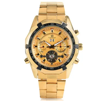 

Relogio Luxury Mechanical Watch Men Automatic Stainless Steel Band Mechanical Wristwatches Business Mechanical Watches for Men