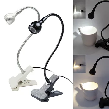 

USB Powered 1W 95LM LED Table Lamp LED Night Light With Clip Bed Reading Book Light Laptop Internet Lighting Best Gift For Child