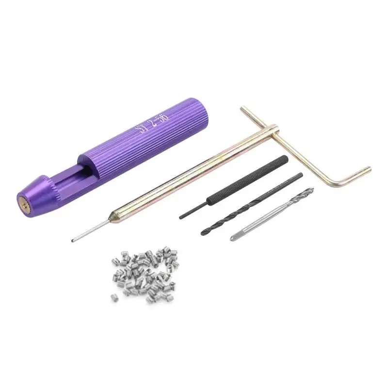 

50Pcs Coiled Wire Inserts Screw Thread Insert Install Tool M2-56*1.5D Threaded Repair Insert Stainless Steel door protector