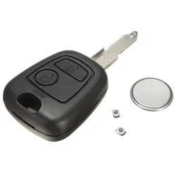2 кнопки дистанционного ключа случае корпусный переключатель Ремкомплект для peugeot 206