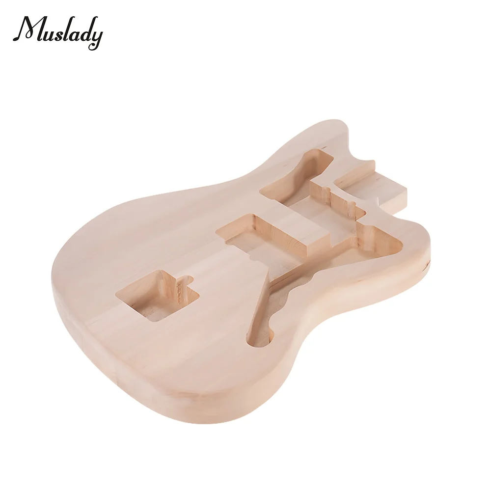 Muslady MZB T DIY электрогитара необработанный корпус гитары пустой из липы запасные