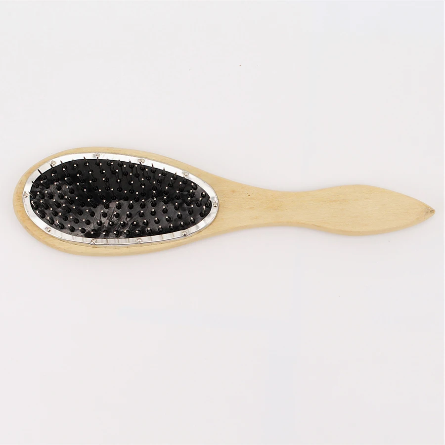 

1 Pc Plastic Wood Steel Tooth Comb Wig Hair Brush Anti-Static For Mannequin Head Combs Hairdressing Tool Top Quality