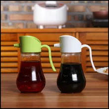 Герметичная стеклянная бутылка для масла кухня Пластиковый масляный бак бутылка с соевым соусом бутылка для уксуса может контролировать портативный масленка