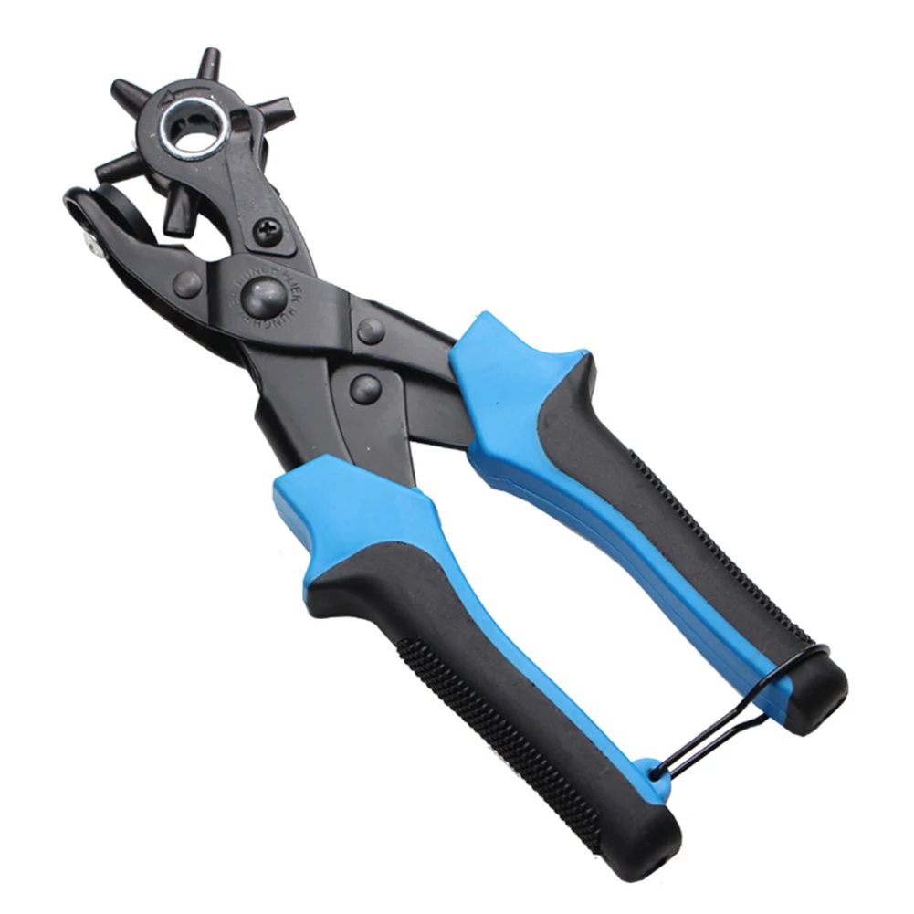 

Craft Leather Plier Revolving Puncher Multifunctional Belt Tool Hole Punch