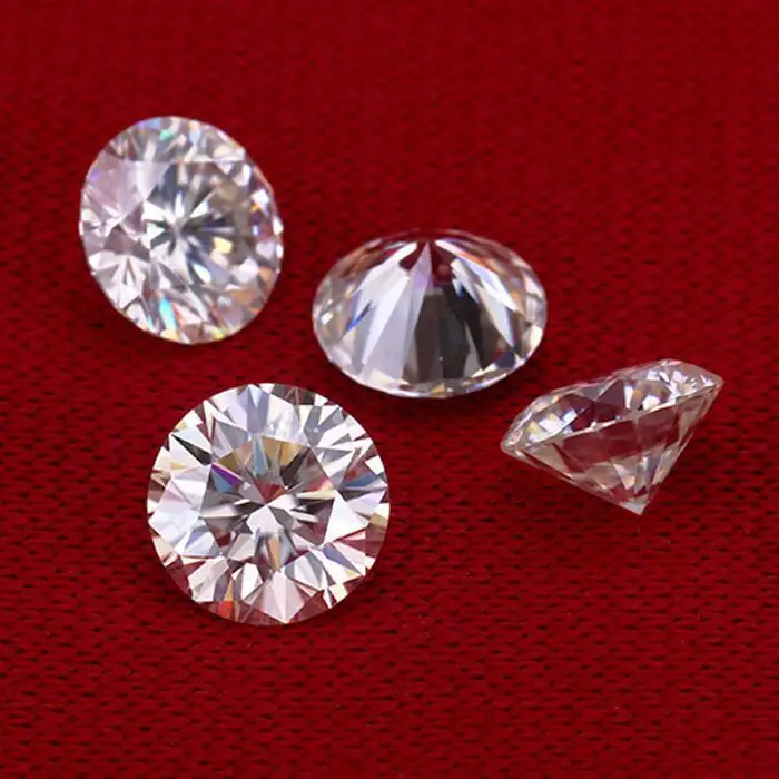 Лабораторный moissanite EF цвет 8 5 мм 2.5ct Алмазный сертификат для кольца серьги