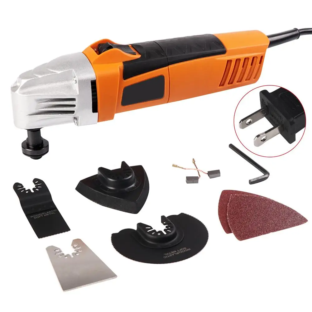 

110V 230V Woodworking Electric Grinder Trimming Machine Multifunctional 6-level Sander Oscillating Saw