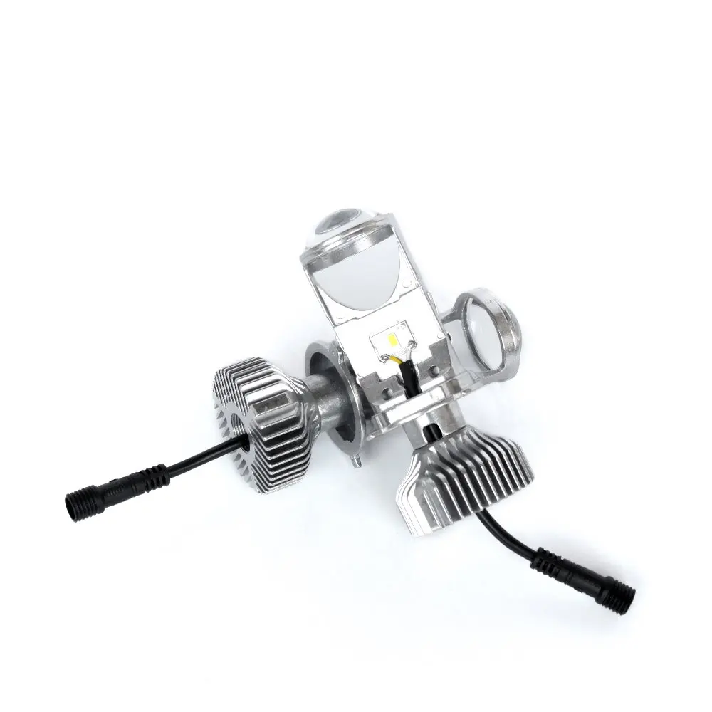 

H4 LED headlight kits with projector lens, H4(H/L) H4-3 9003 H4 hi/lo headlamp,H4 with high low beam, plug&play head light