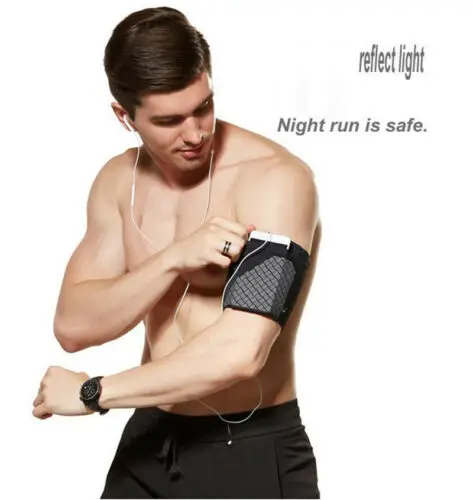 Спортивный нарукавник держатель для мобильного телефона сумка для бега, спортзала нарукавная повязка защитные перчатки для упражнений