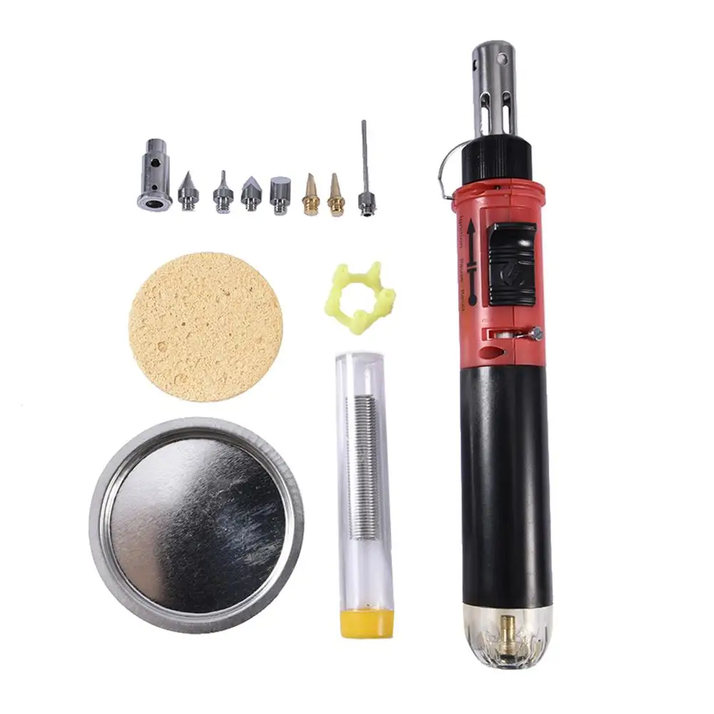 

Gas Soldering Iron Set Portable Pen Type Dual Function Welding Kit for Electric Repair Jewelry Repair Circuit Board Welding