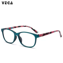 VEGA очки Funky 1,0 очки для чтения женщин ясно оптические стёкла дизайнер очки для чтения Ретро узор дальнозоркостью VG281