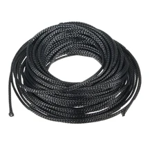 New 10 Meter 4mm Expandable PET Braided Cable Protection Sleeving Sheathing Electrical Wire Audio Sleeve For Indoor Wiring uxcell 12 meters length 10mm width nylon braided expandable sleeving cable harness wire cable protection