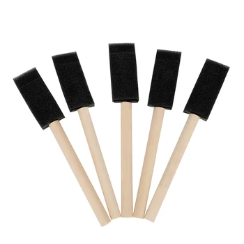 

5Pcs/set Car Air Conditioner Vent Brush Car Care Grille Cleaner Auto Detailing Soft Sponge Wood Handle Blinds Duster Brush