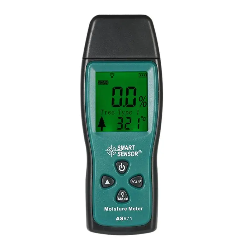 Goedkoop Hout Vochtmeter, vochtigheid Tester Timber Vochtige Detector Papier Digitale Vochtmeter Test Muur Vocht Analyzer Bereik 2% ~ 70%