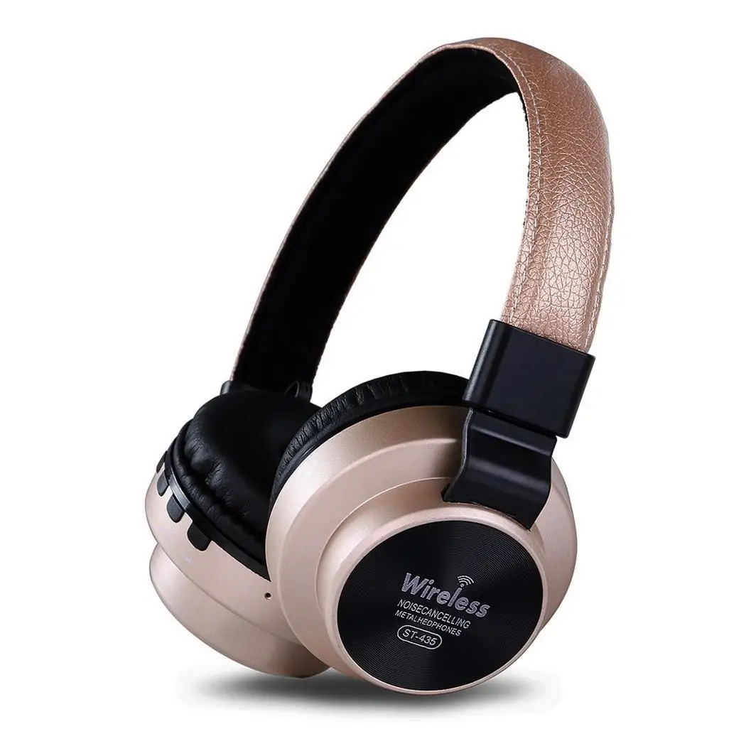 Bluetooth гарнитура складные наушники с микрофоном V5.0 для ПК мобильных 200 мА/ч литий