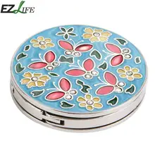 Мини Складная Настольная сумка крючок кошелек тотализатор металлический аксессуар в виде цветка сумка вешалка для стола держатель украшение для MS196