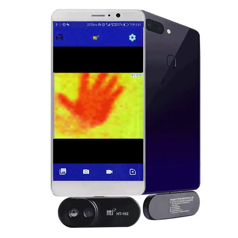 

HT-102 Multifunctional Mobile Phone External Infrared Thermal Imager for Android Phones With OTG Function With Adapter