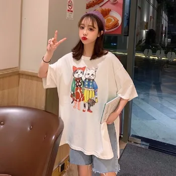 

Spring Clothes New Pattern Thin Printing Short Sleeve Upper Garment T Shirt Women