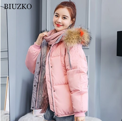 Court Doudoune Mode Poches Hiver 2018 Green Chaud noir À Grande army rose Vestes Manteaux gris Et Capuche Caramel blanc Taille De Femme FcKJ3T1l