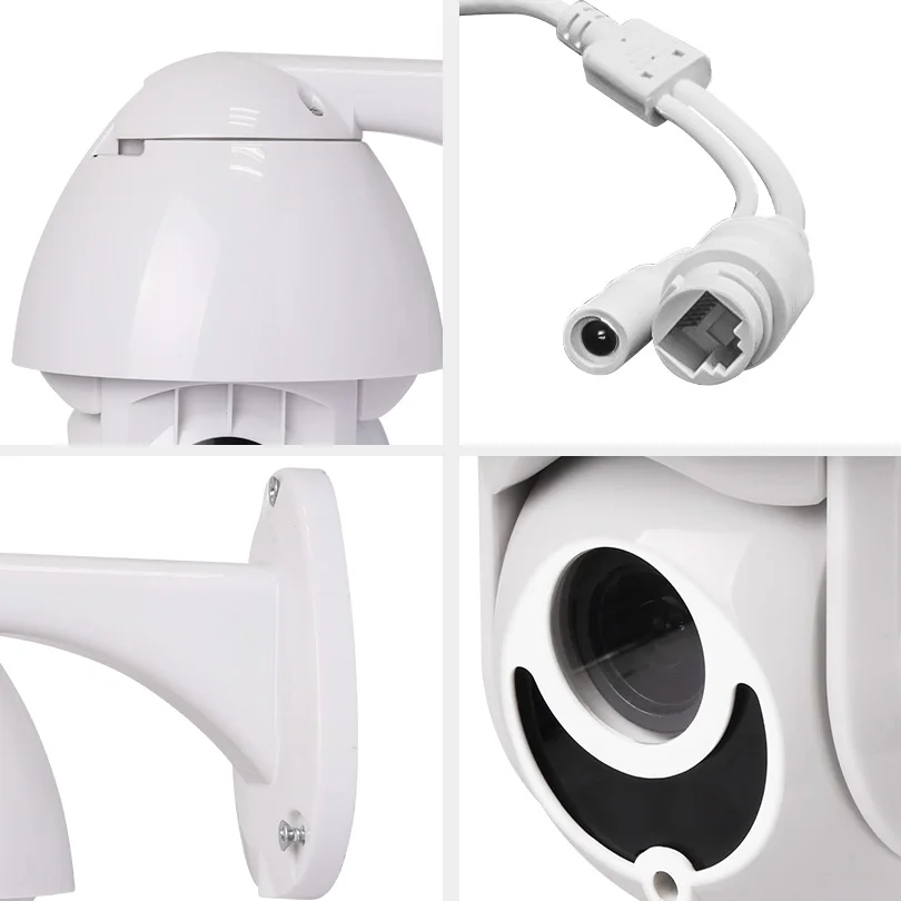  Wetrans PTZ IP Camera Outdoor POE Onvif 1080P HD 4X Zoom 2.5