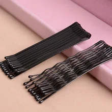 500 комплекты черный Невидимый Заколки для волос с плоской верхней шпильки для волос Парикмахерская заколка аксессуары для волос для малыша Для женщин зажим для волос