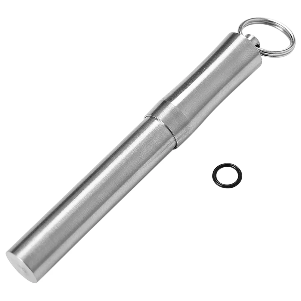 

Pocket Toothpick Holder Waterproof Seal Bottle Portable Aluminum Alloy Toothpick Holder Cotton Swab Pill Case Container